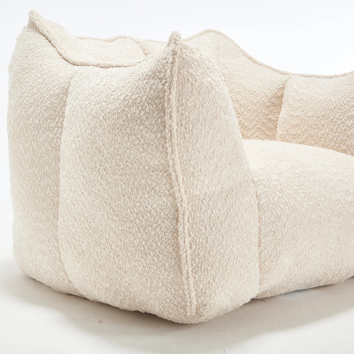 Chenille Bean Bag Chair With Resilient Foam - Omega Lifestyles