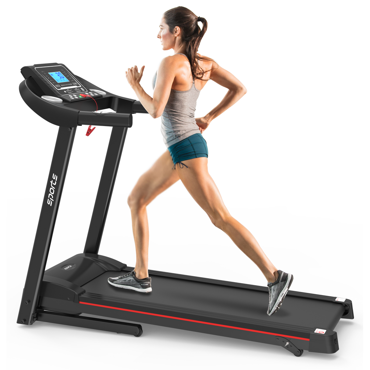 Foldable Electric Treadmill With Fitshow App Bluetooth Music
