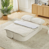 Convertible 2-in-1 Folding Foam Sofa Bed with Plush Comfort