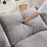 Minimalist Medium-Soft Chenille Foam 5-Seat Sofa - Omega Lifestyles