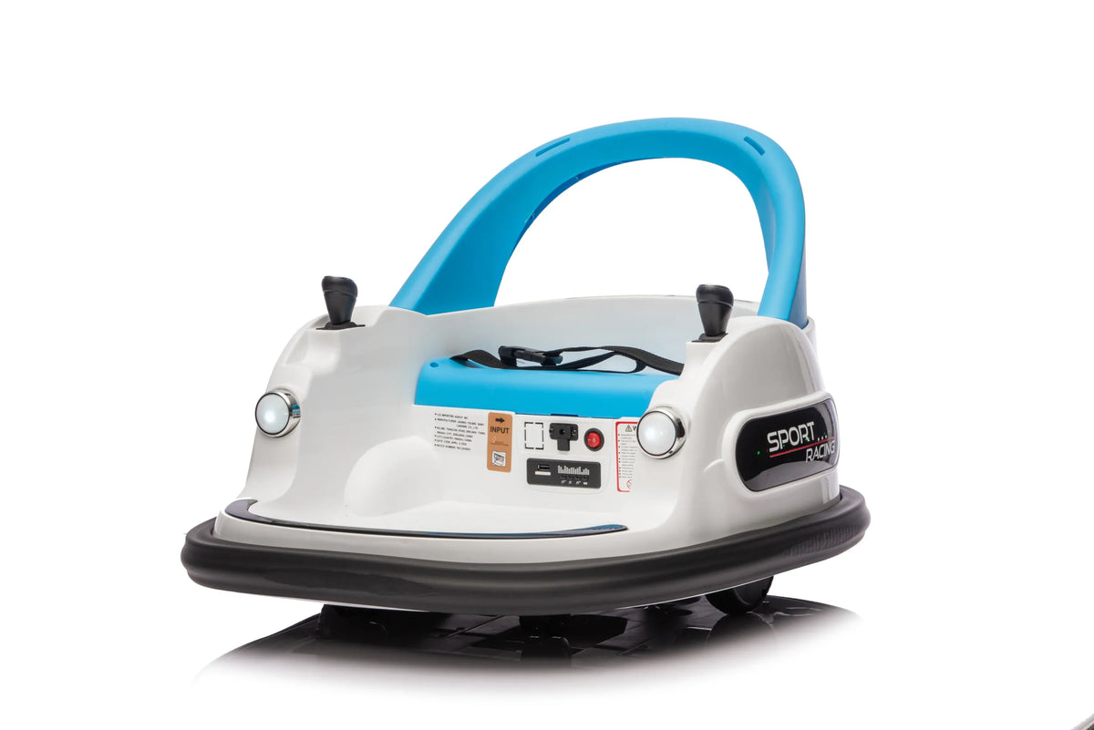 12V Remote Control Ride-On Bumper Car With LED Lights - Omega Lifestyles