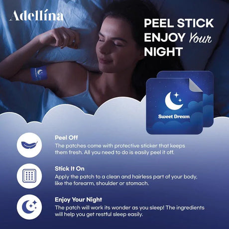 All-Natural Herbal Sleep Aid Patches With Melatonin - Omega Lifestyles