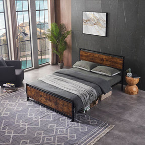 Twin Sturdy Metal Platform Bed Frame - Omega Lifestyles