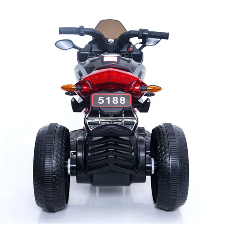 12V Kids Ride-On Motorcycle With PU Seat And Training Wheels - Omega Lifestyles