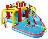 7-in-1 Inflatable Outdoor Water Park Bounce House - Omega Lifestyles