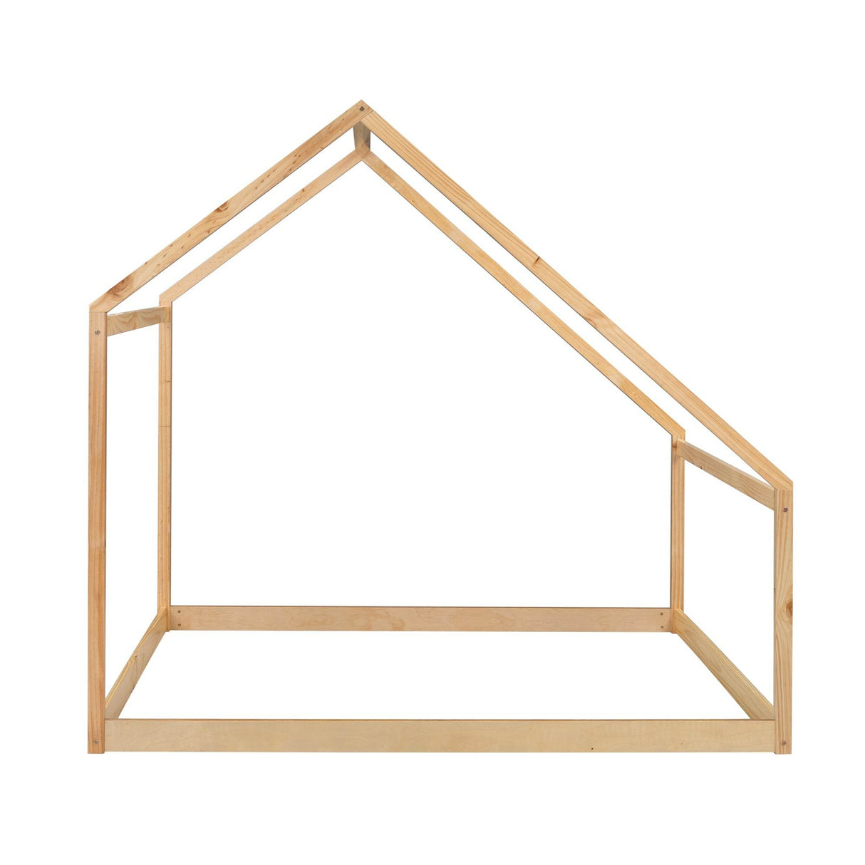 Full Full-Size Solid Wood Children’s House Bed - Omega Lifestyles