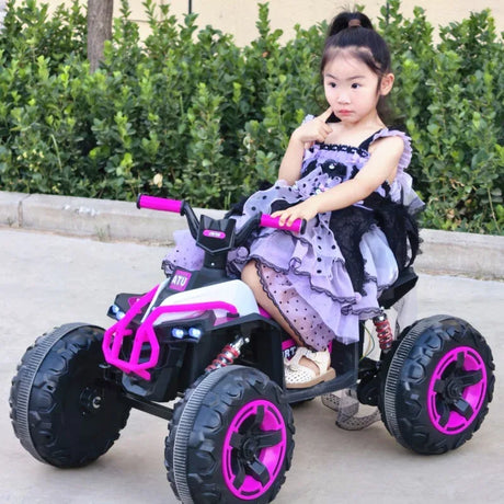12V Kids Electric Ride On ATV With Bluetooth Lights - Omega Lifestyles