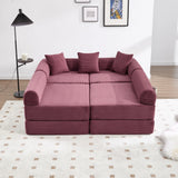 Convertible Corduroy Folding Memory Foam Sofa Bed - Omega Lifestyles