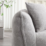 Chenille High Resilience Foam Cozy Bean Bag Chair - Omega Lifestyles