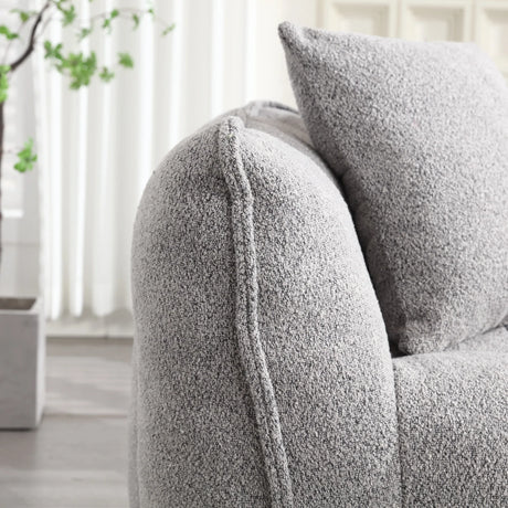 Chenille High Resilience Foam Cozy Bean Bag Chair - Omega Lifestyles