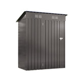 5x3-Foot Durable Metal Outdoor Storage Shed With Lockable Door