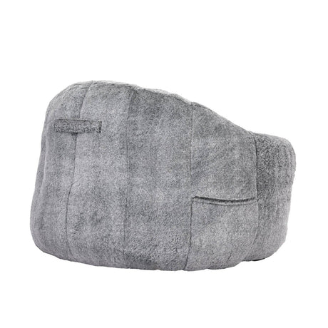 High-Density Foam Faux Fur Beanbag Chair - Sleep Galleria