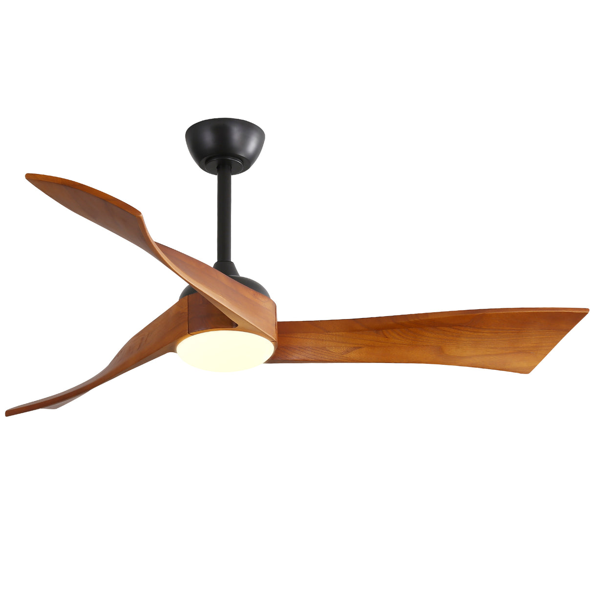 52-Inch Remote Control Modern Wood Ceiling Fan