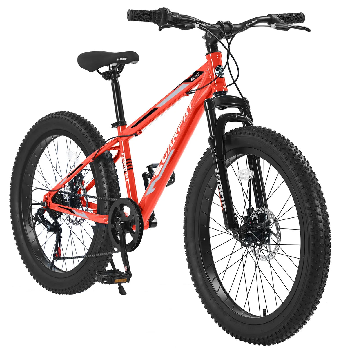 24-Inch Fat Tire Mountain Bike With Shimano Gearing - Omega Lifestyles