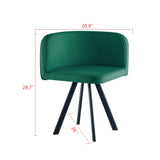 Modern Fabric 7-Piece Dining Table And Chairs Set - Omega Lifestyles