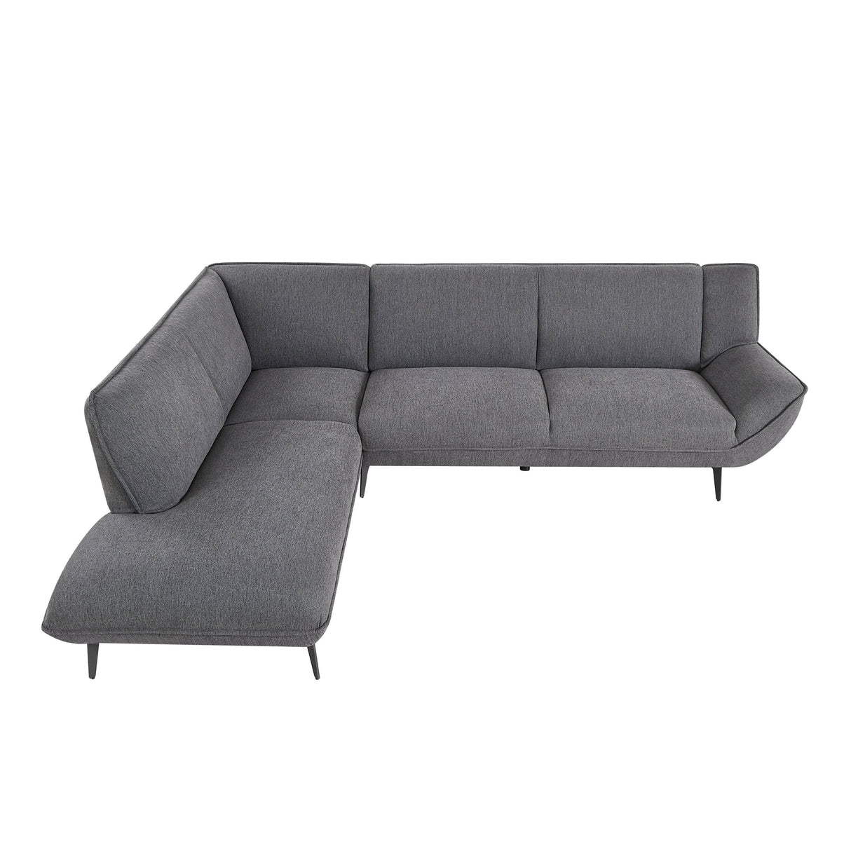 Large Soft Combination Sofa With Two-Tone Fabric - Omega Lifestyles