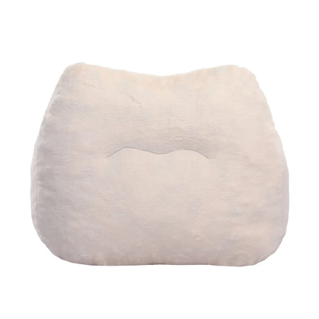 Large Faux Fur High-Density Foam Bean Bag Chair - Omega Lifestyles