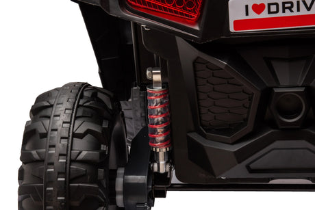 Four-Wheel Drive Pink Leather Seat Ride-On Car - Omega Lifestyles