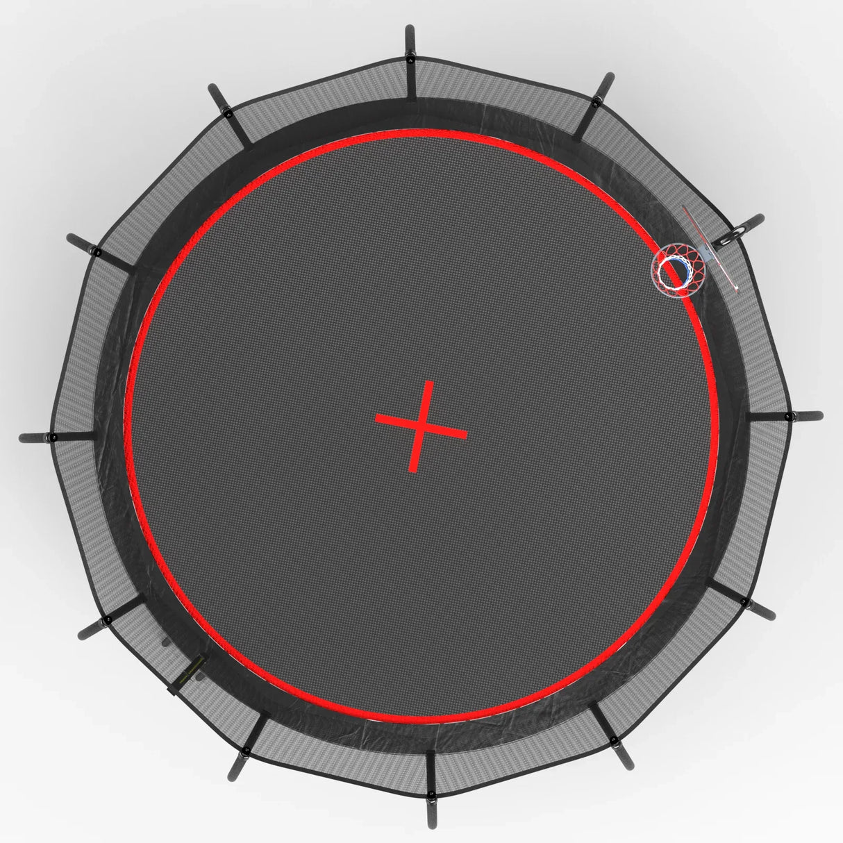 14-Foot Outdoor Galvanized Steel Frame Garden Trampoline - Omega Lifestyles