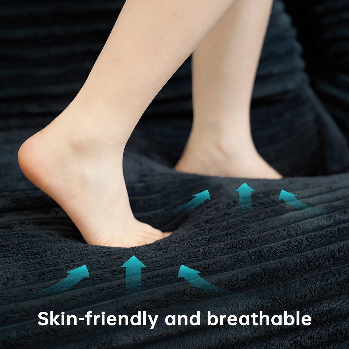 Modular U-Shaped 6-Seater Plush Corduroy Sectional Sofa - Omega Lifestyles