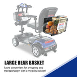 Compact Travel Mobility Scooter 300W Motor 300lbs Capacity - Omega Lifestyles