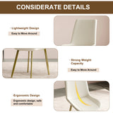 53-Inch Smoked Glass Round Dining Table With Gold Base - Omega Lifestyles