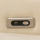 Power PU Leather Recliner Chair With Tray Table USB Port - Omega Lifestyles