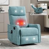 Heat Massage Medium-Firm Manual Recliner Chair - Omega Lifestyles