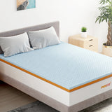 4-Inch Cooling Gel Copper Foam Twin Mattress Topper - Omega Lifestyles