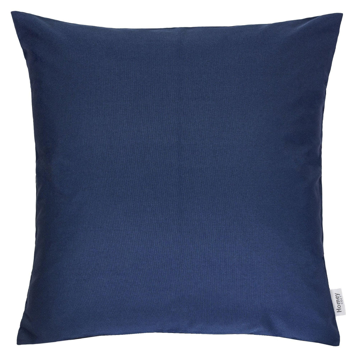 Outdoor Weather Resistant Navy Polyester Patio Pillow 20x20 Inches - Omega Lifestyles