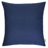 Outdoor Weather Resistant Navy Polyester Patio Pillow 20x20 Inches - Omega Lifestyles