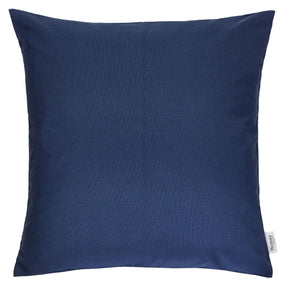 Outdoor Weather Resistant Navy Polyester Patio Pillow 20x20 Inches - Omega Lifestyles