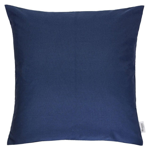 Outdoor Weather Resistant Navy Polyester Patio Pillow 20x20 Inches - Omega Lifestyles