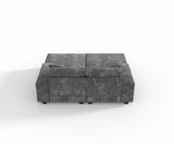 Convertible Corduroy Fabric Sleeper Sofa With Storage - Omega Lifestyles