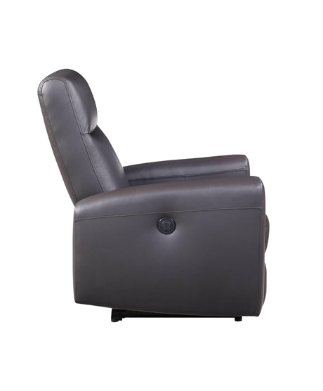 Top Grain Leather Match Power Motion Recliner - Omega Lifestyles
