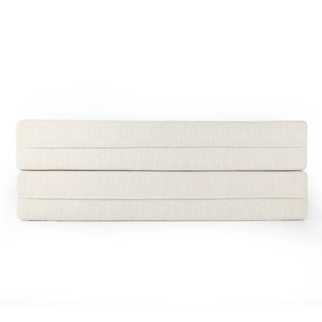 Soft 76-Inch Foldable Memory Foam Sofa Bed With Pillows - Omega Lifestyles