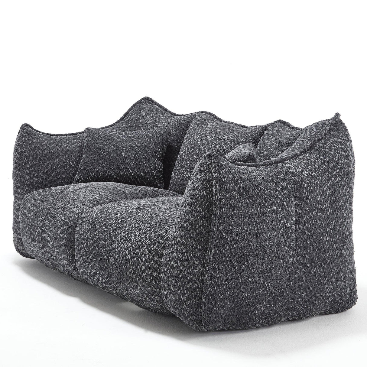 Dual Chenille Bean Bag Chair With High Resilience Foam - Omega Lifestyles