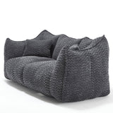 Dual Chenille Bean Bag Chair With High Resilience Foam - Omega Lifestyles