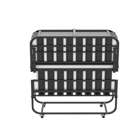 Twin Medium 5-Inch Memory Foam Folding Bed Frame - Omega Lifestyles