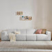 Modular L-Shaped Polyester Sectional Sofa With Deep Seat - Omega Lifestyles