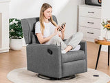 Swivel Rocking Recliner Manual Chair - Omega Lifestyles