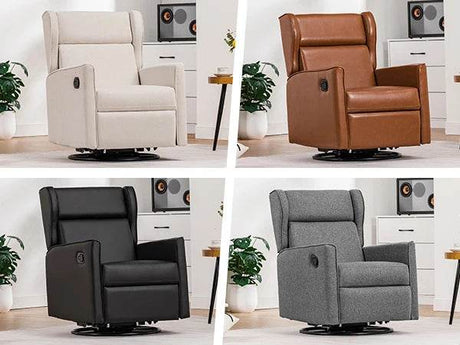 Swivel Rocking Recliner Manual Chair - Omega Lifestyles