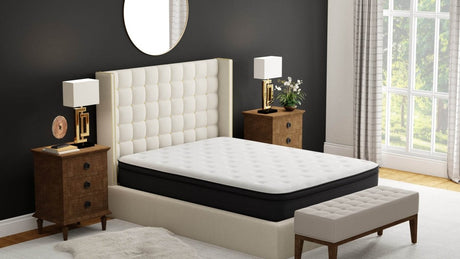 Medium 12-Inch Euro Top Hybrid Memory Foam Mattress - Sleep Galleria