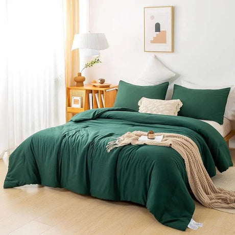 2-Piece Plush Microfiber Comforter Set With Pillow Shams - Sleep Galleria
