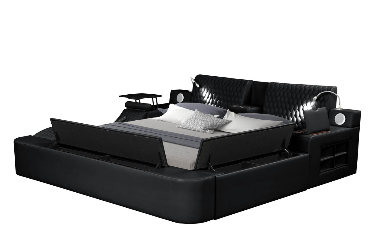 Remote-Controlled Massage Chaise Lounge Bed Frame - Omega Lifestyles