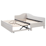 Twin Upholstered L-Shaped Daybed With Pop-Up Trundle - Omega Lifestyles