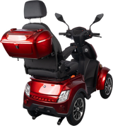 Heavy Duty 4 Wheel Red Mobility Scooter - Omega Lifestyles