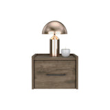 Wall-Mounted Floating Nightstand With Sleek Single Drawer - Omega Lifestyles