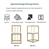 Modern 7-Piece Dining Table Set With Six Chairs - Omega Lifestyles