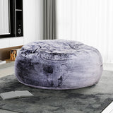 Soft Faux Fur Memory Foam 60-Inch Bean Bag Chair - Omega Lifestyles
